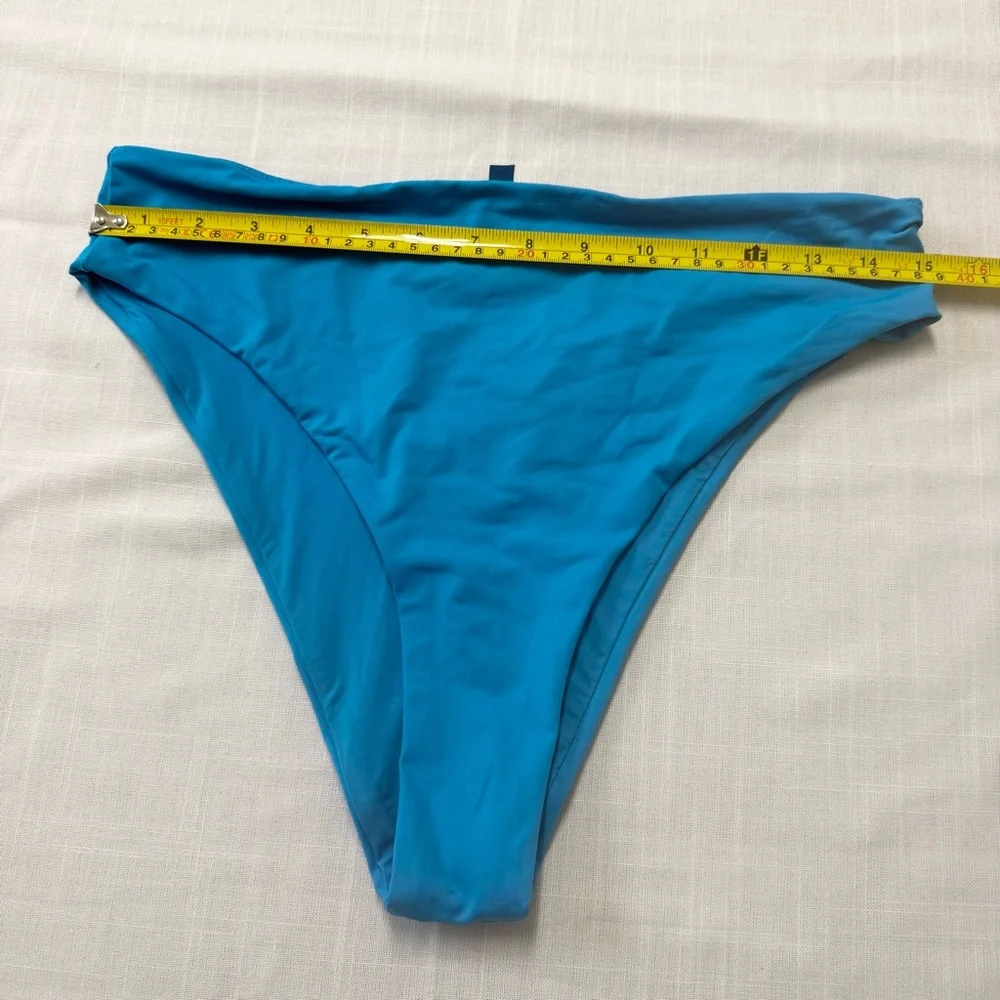 SKIMS SIGNATURE Swim Blue Bikini Bottom Size L - Picture 5 of 5